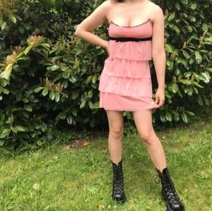 Pink betsey Johnson dress